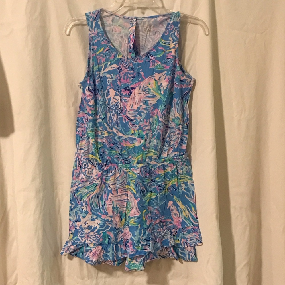 Lilly Pulitzer Blue and Pink Kids Dress